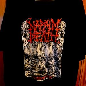 Napalm Death Tour Shirt Size XXL condition VG+ must see!